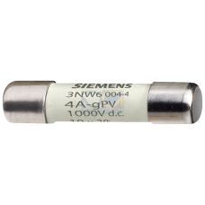 SENTRON, cylindrical fuse, 10 x 38 mm, 8 A, gPV, Un DC: 1000 V