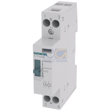 INSTA contactor 0/1 automatic with 2 NO contacts, contact for 230&nbsp;V, 400&nbsp;V AC 20&nbsp;A activation 24&nbsp;V AC/DC