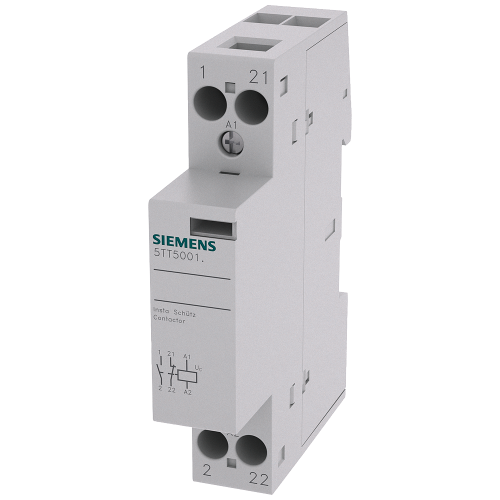 INSTA contactor with 1 NO contact and 1 NC contact, contact for 230&nbsp;V, 400&nbsp;V AC 20&nbsp;A activation 24&nbsp;V AC