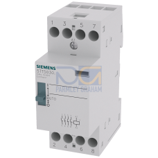 INSTA contactor 0/1 automatic with 4 NO contacts, contact for 230&nbsp;V, 400&nbsp;V AC 25&nbsp;A activation 24&nbsp;V AC/DC