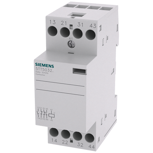 INSTA contactor with 2 NO contacts and 2 NC Contact for 230 V AC, 400V 25A Control 230 V AC 220 V DC