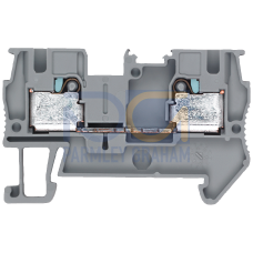 Through-type terminals 4 mm2, 6.2 mm wide gray