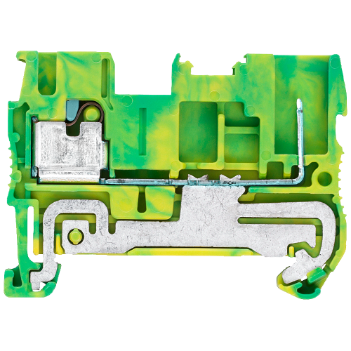 Hybrid 2.5 mm2, PE 2.5 mm2, 5.2 mm width green-yellow COMBI and IPO connection