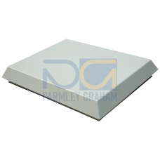 Roof outlet filter, cutout: B: 345 mm, H: 265 mm, RAL 7035, IP54