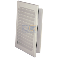 Outlet filter, cutout: B: 177 mm, H: 177 mm, RAL 7035, IP54, EMC