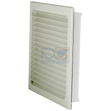 Outlet filter, cutout: B: 223 mm, H: 223 mm, RAL 7035, IP54, EMC