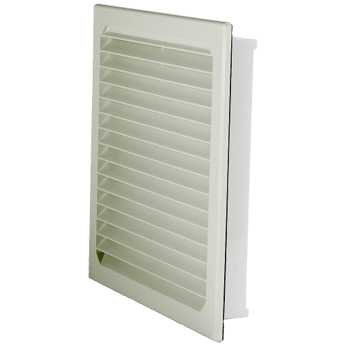 Outlet filter, cutout: B: 223 mm, H: 223 mm, RAL 7035, IP54, EMC