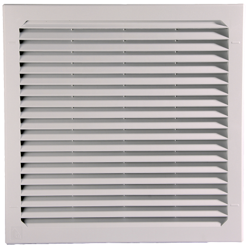 Outlet filter, cutout: B: 292 mm, H: 292 mm, RAL 7032, IP54