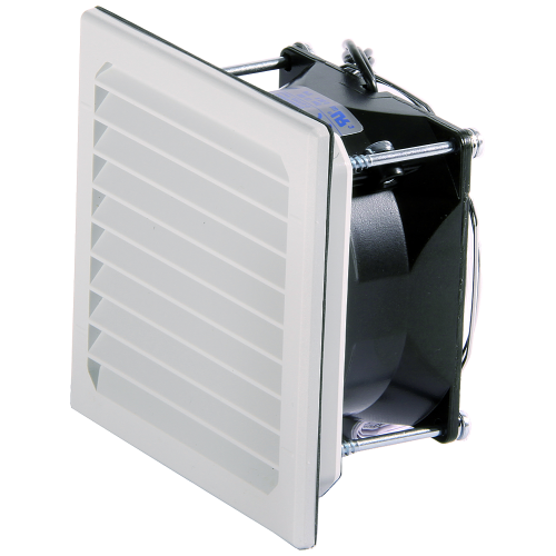 Filter fan, cutout: B: 92 mm, H: 92 mm, RAL 7032, IP54, air flow: 25 m3/h