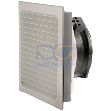 Filter fan, Extract: W: 223 mm, H: 223 mm, RAL 7032, IP54, Airflow: 160 m3/h, Ue AC: 230 V