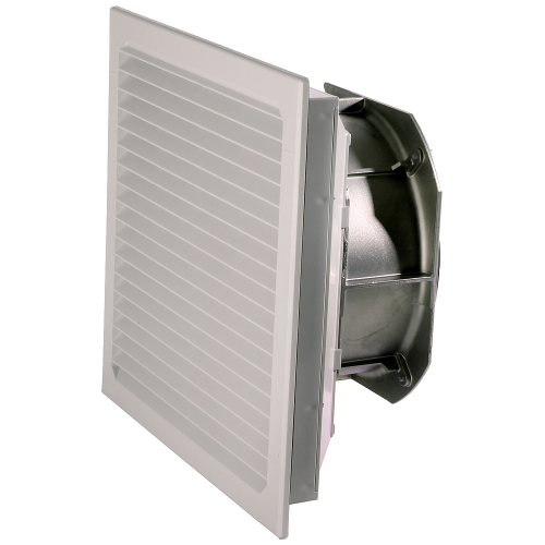 Filter fan, cutout: W: 292 mm, H: 292 mm, RAL 7032, IP54