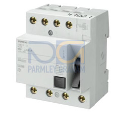 Residual current operated circuit breaker, 4-pole, type F, short-time delayed, In: 63 A, 30 mA, Un A