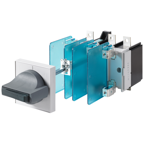 Switch disconnector with fuse in new design Iu=400 A, Ue = 690 V, 3-pole for BS88 fuse form B1/B3 wi
