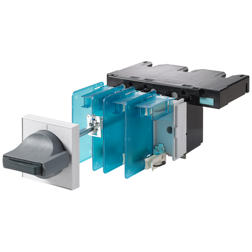Switch disconnector with fuse in new design Iu=125 A, Ue = 690 V, 3-pole for LV HRC fuse Sz. 00 with