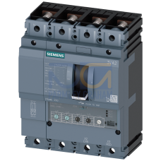 circuit breaker 3VA2 IEC Frame 250 breaking capacity class C Icu=110 kA @ 415 V 4-pole, line protection ETU350, LSI, In=160 A overload protection I...
