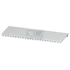 Blanking cover strip 12 MW gray with increased flame protection for SIMBOX small distribution board