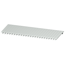 Blanking cover strip 12 MW white with increased flame protection for SIMBOX small distribution board