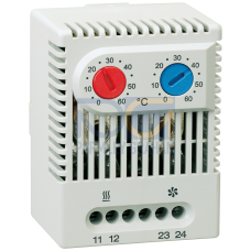 Twin thermostat 0 to 60 &deg;C