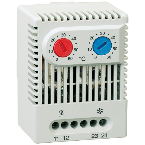 Twin thermostat 0 to 60 &deg;C