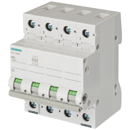 OFF switch 125 A 4-pole.