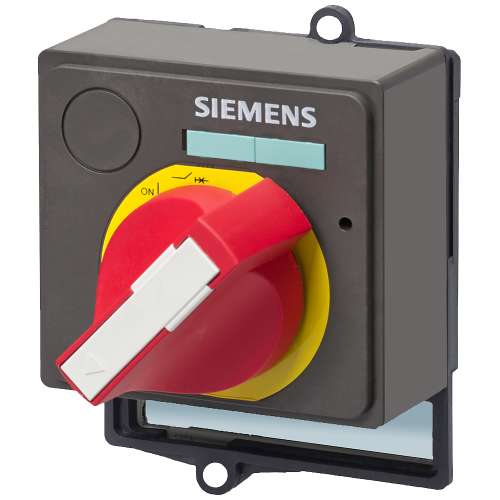 accessory for VL400, front mounted rotary operator EMERGENCY-OFF, red/yellow