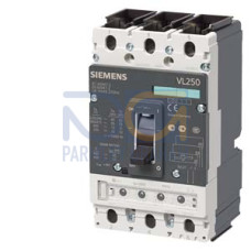 circuit breaker VL250 UL; type FG (cat no. NFX3T250) non-interchangeable frame, with circuit breaker approval acc. to UL 489 standard breaking capa...