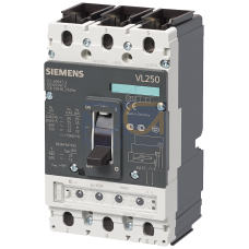 circuit breaker VL250L very high breaking capacity Icu=100kA, 415V AC 3-pole, line protection Electronic Trip Unit ETU10, LI In=200A, rated current...