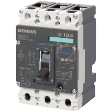circuit breaker VL160X H high breaking capacity Icu=70kA, 415V AC 3-pole, line protection Electronic