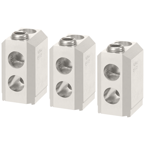 accessory for VL400, multiple feed-in terminal for Cu/Al for 2 conductors per terminal 1 set = 3 uni
