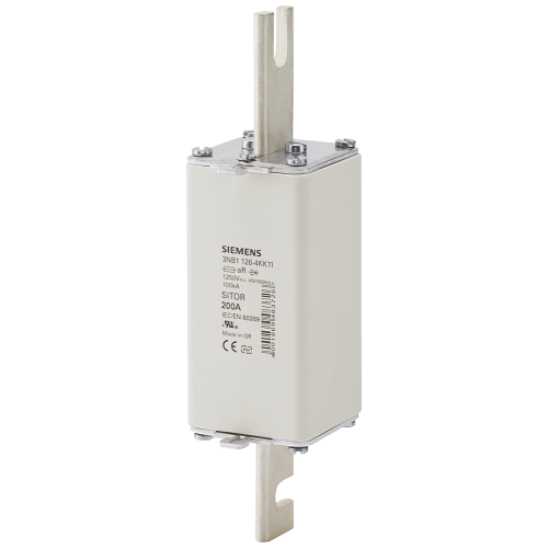 SITOR fuse link, with slotted blade contacts, NH1L, In: 250 A, aR