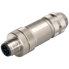 M12 plug-in terminator for ET 200 with terminating resistor for PB, female contact insert 5&nbsp;units.