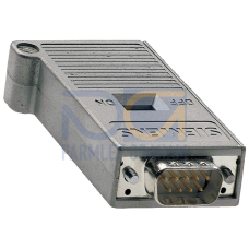 PROFIBUS bus onnector with axial cable outlet for Industry PC, SIMATIC OP, OLM; Transmission rate 12