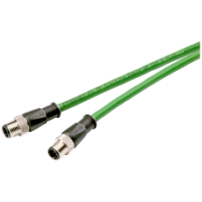 SIMATIC Net, IE Connecting Cable M12-180/M12-180, Pre-Assembled IE FC Trailing Cable GP, with 2 M12 Connectors (D-Coded), Length 0.3M