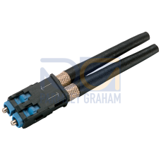 IE SC RJ POF Plug, screw-in plug for on-site assembly on POF fiber-optic cable