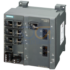 SCALANCE X308-2, managed plus IE switch, 2x 1000 Mbit/s MM SC 1x 10/100/1000 Mbit/s and 7x 10/100 Mb