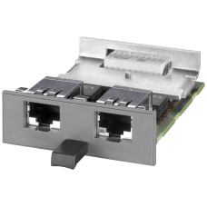 SCALANCE X Accessory, Media Module MM992-2Cu, 2 X 10/100/1000Mbit/s RJ45-Ports, Electrical; Without Sleeve