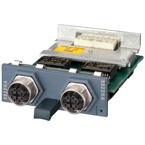 SCALANCE X Accessories 2X1000Mbit/s Ind. Ethernet, M12-Connect. Technology, Electrical Media Module, Conformal Coating