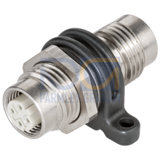 IE Panel Feedthrough PRO, cabinet feedthrough for coupling M12 plugs