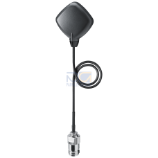 GPS Antenna with integrated signal amplifier, for remote mounting with 30 cm. cable and N-Connect fe