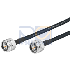 IWLAN 2x N-Connect Male/Male flexible connection cable, railway, 5 m