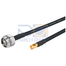 IWLAN 1x N-Connect/1x RSMA Male/Male flexible connection cable, railway, 5 m