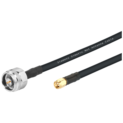 IWLAN 1x N-Connect/1x SMA Male/Male flexible connection cable, railway, 5 m