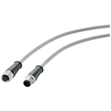 Robust Power Conn. Cable IP69 M12-180/M12-180, A-coded, 4-pole, 1 m, for ET200