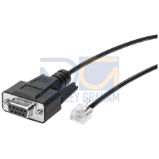 Serial cable RJ11/RS232; Pre-assembled serial cable with RJ11 and RS232 connector; Length 3 m; 1 pack = 1 unit spare part