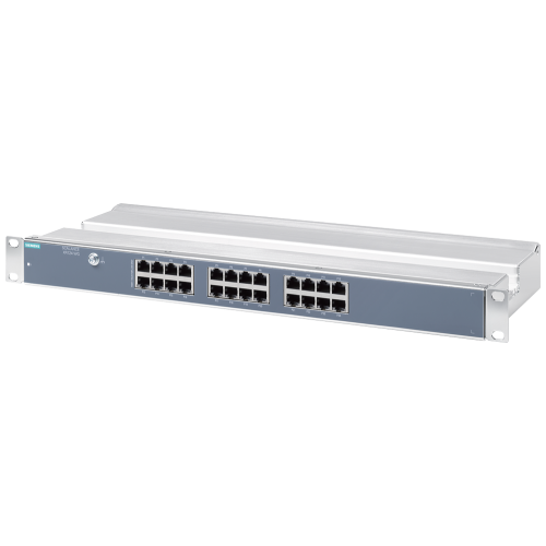 XR124WG; Unmanaged IE switch; 19" rack; 24 x 10/100Mbit/s electrical ports; Power supply 240 V AC (85  264 V)