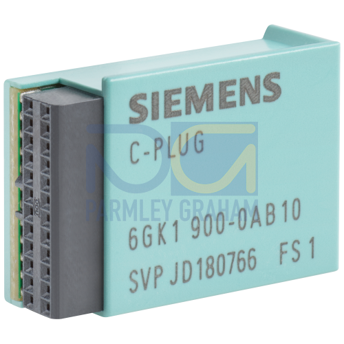 C-plug removable data storage medium for easy replacement of the devices in case of fault or failure for storing configuration or planning and application data,  Can be used in SIMATIC NET products wi