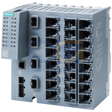SCALANCE XC224-4C G EEC managed Layer 2 IE switch IEC 62443-4-2 certified Full Gigabit 20x 10/100/1000 Mbps RJ45 ports 4x 1000 Mbps combo ports (e