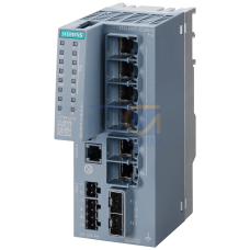 SCALANCE XC206-2G PoE Manageable Layer 2 IE PoE Switch IEC 62443-4-2 certified 6x 10/100/1000 Mbps RJ45 PoE ports acc. to IEEE802.3at 2 ports of wh