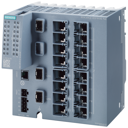 SCALANCE XC216-3G PoE (DC 54 V)