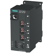 SCALANCE X201-3P IRT, managed Layer 2 switch, 1x RJ45, 3x POF SC RJ